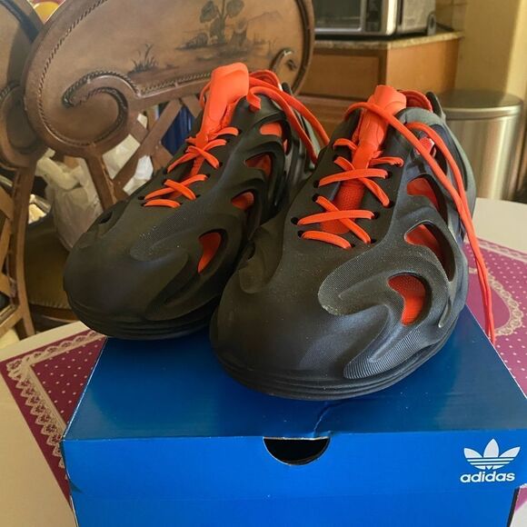 Adidas Black and Orange Athletic Shoes main image 4